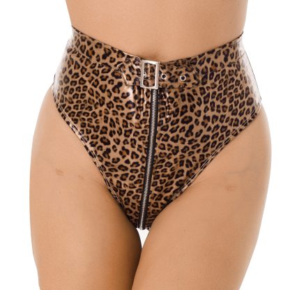 Zippered Panty with Buckle Waist Design - Image 9